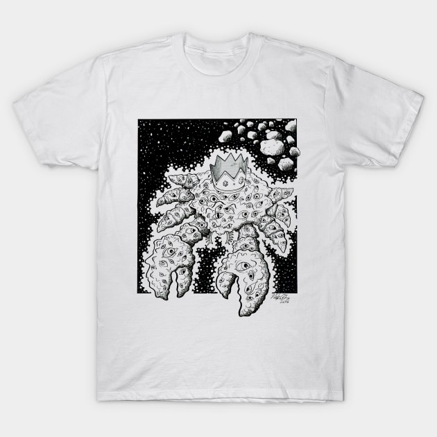 Cosmic Crab King T-Shirt by thatnickog